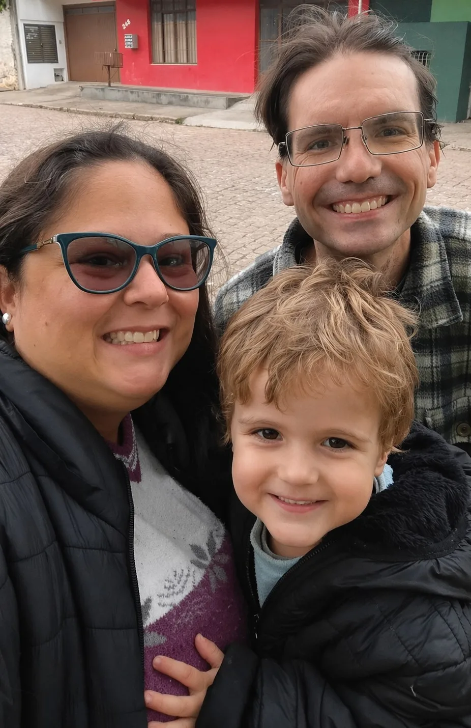 Pastor Anderson Weige Dias e sua família